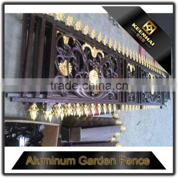 Color Powder Coated Cast Aluminum Decorative Villa Home Garden Fence photo-5
