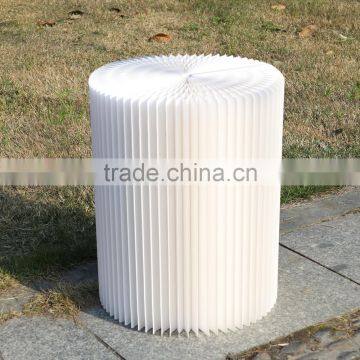 Protable Outdoor Party Waterproof Organ Style Foldable Kraft Paper Stool photo-4