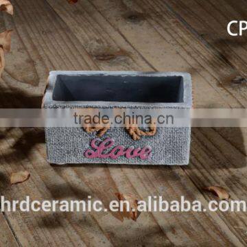 Factory Wholesale Cement Decorative Garden Plant Pots Indoor photo-2