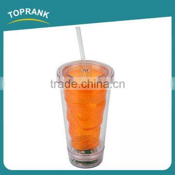 Toprank Best Seller Custom Wholesale Slushy Wizard Slushy Mug Slushy Magic Cup Round Plastic Cup With Led Light