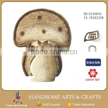 Outdoor Resin Mushroom Resin Garden Statue Mushroom Decoration