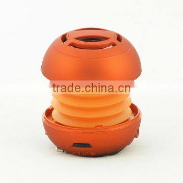 Hot sale cheap price best promotion gift mini hamburger speaker with 3.5mm audio cable for iPhone ,laptop.mobile phone