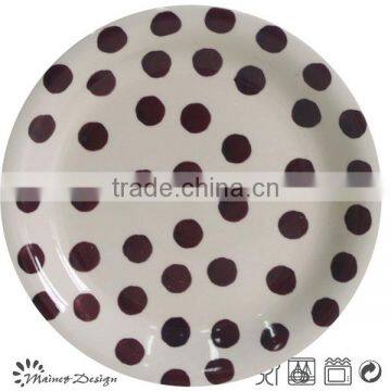 Green Ceramic Stoneware Dinner Plate photo-3