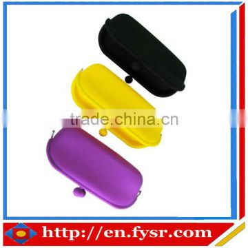 Portable fashion silicone glasses case for kids