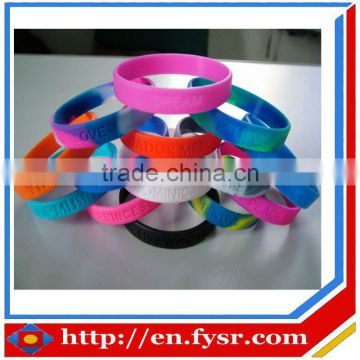 2016 hot lovely colofrul silicone bracelet; promotion silicone bracelet