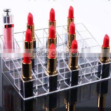40 grid acrylic cosmetic box Lipstick display case plastic storage box