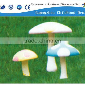 (HD-18902)Mushroom combination outdoor fiberglass sculpture