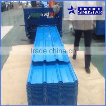 Thickness 0.14-3.0mm colorful Corrugated steel roofing sheets / Pre-painted Galvanized roofing sheets