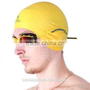 Printed Personalized Logo Silicone Swimming Cap Water Polo Cap Swimming Cap (CAP-1800) photo-3
