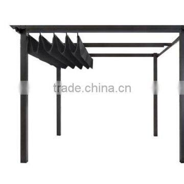 High quality black simple grap vine stand shed gazebo