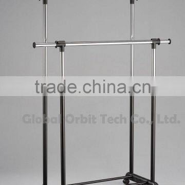 High Quality Movable Metal Rotating Clothes Rack photo-4