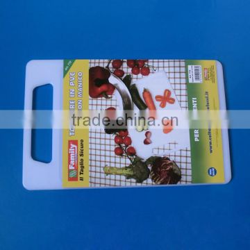 Hot Selling Plastic Cutting Board in White Color