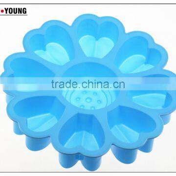 11010 Flower t Shape Silicone Cake Mold