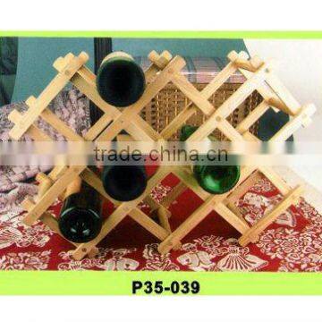 Wooden Wine shelf
