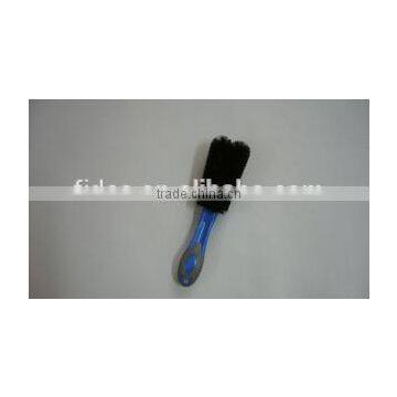 Plastic bristle car carpet cleaning brush