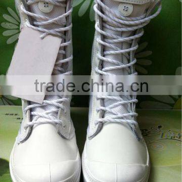 Custom Canvas Combat Boots