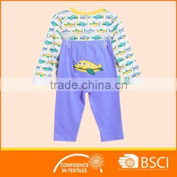 Fashion Boutique Cartoon Printed Baby Clothing Set photo-2