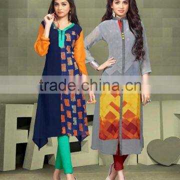 Ladies kurta design / Kurta embroidery designs women full sleeve cotton kurti / Kurti designs for stitching