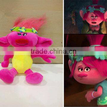 latest cartoon movie trolls toy movie doll toy for gift