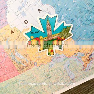 Custom High Quality Embroidered Canadian Maple Leaf Patch for Clothes Embroidery Patch Made in China Choose Size/color photo-2