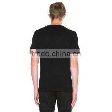 High Quality Tees Blank Black v Neck t Shirt,t-shirt Vintage photo-3
