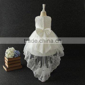 handmade crochet dress party dresses long frock design with fish cut girls white long tail frocks