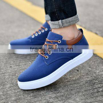 zm11598a Fashion pure color 2017 new style men casual canvas shoes