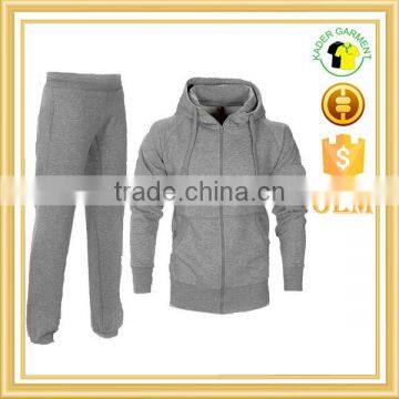 hot sale popular tracksuit 100% cotton tracksuit for men