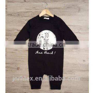 Kids Baby Boy Warm Organic Printing Baby Romper photo-2