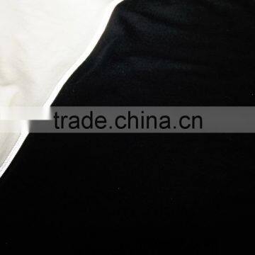 Black and White Contrast Color t Shirt Two Color t Shirt With Reflective Thread photo-3