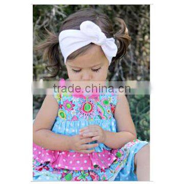 Cute Baby Girls Kids Lotus Headband Baby Fashion Girl Rabbit Bunny Ear Stripe Headband Photo Hair Cute Head Bow Gift photo-3