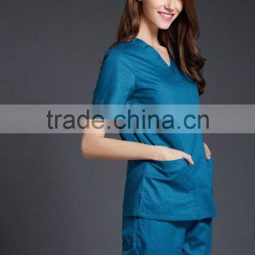 Juqian 2016 Blue Hospital Garments Manufacturer China for Medical Nurse Uniforms photo-6