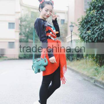 2018 Women Funny Crewneck Snowman Ugly Christmas Sweater photo-3