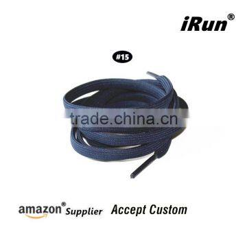 Plain 6mm Flat Trainers Sports Sneakers Tubular Plain Shoeslaces for Adidas Boost - Retail Package - Amazon Supplier photo-4