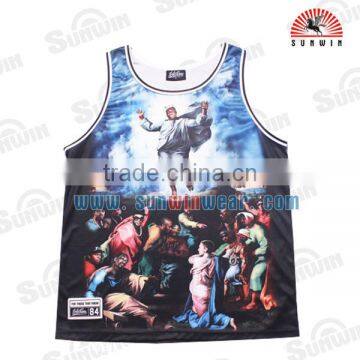 Custom sublimation basketball jersey pictures