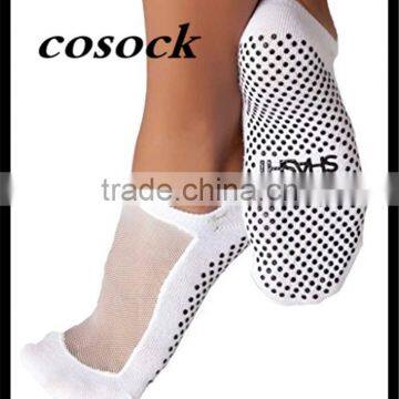 Glitter Mesh Non Slip Ergonomic Socks For Pilates Barre Ballet Yoga Dance photo-3