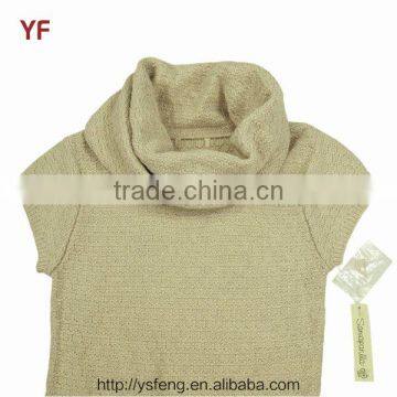 2015 Latest Fashion Short Sleeve Girl Sweater Dress Design photo-4