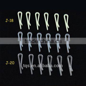 High Quality Small 4.2*1.0*0.5cm U-shape Shirt Plastic Clips For Shirt Packing photo-4