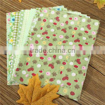 Hot Sale 8 Color 2030cm Green Series Fabric Cotton Fabrics For Sewing Patchwork Print Design Tissue Tetile Cloth Fabrics photo-2