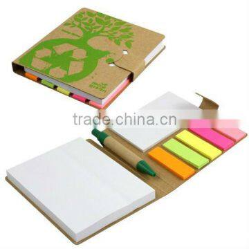 Kraft cover promotion notebook with pen