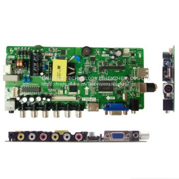 24 inch LED TV MAIN BOARD WITH TWO USB MULTIMEDIA FUNCTION