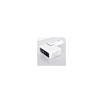 White 5.0V-800mA 3 In 1 Dual USB AC Charger Adapter With High Temperature Protection