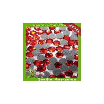 lead free hot fix pedreria red-siam color YX1002