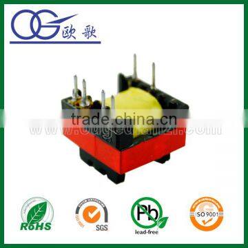 EE16 power transformer with wire,horizontal,pin5+5