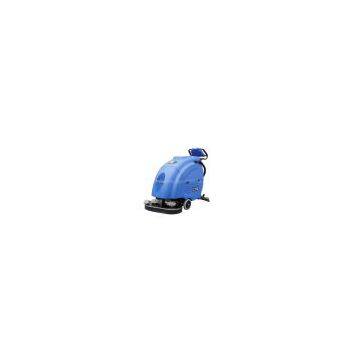 dual-brush floor scrubber dryer