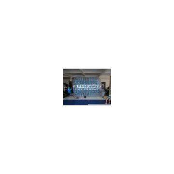 Exciting inflatable water toys walk on roller ball with 1.0mm transparent PVC