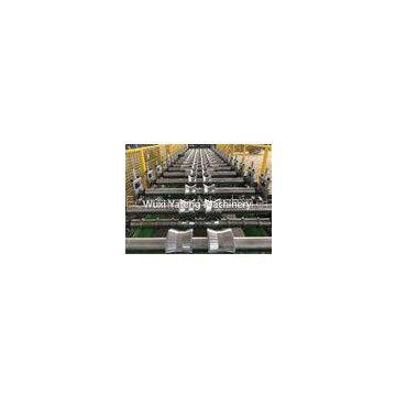 Steel Materials Corrugated Roll Forming Machine Chain Drive Hydraulic Cutting Style