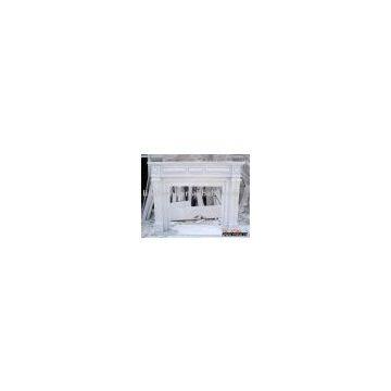 marble fireplace