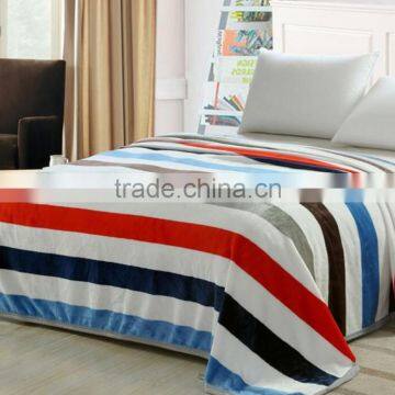 Chinese supplier customized size blanket for soft fur flannel blanket