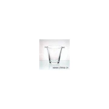 Glass ice bucket